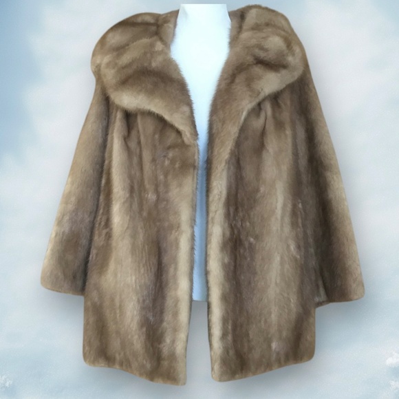 Vintage 80’s Autumn Haze Mink Fur Coat - Picture 14 of 16